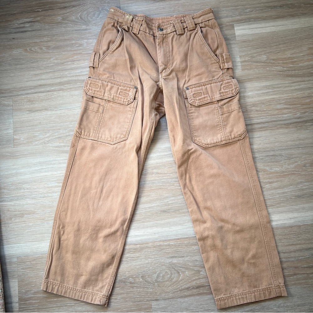 Duluth Trading Co Cargo Work Pants 32x32 (actual 31x29) Relaxed Fit Cotton